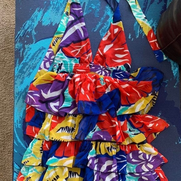 NWT Arden B. Women Cocktail Dress Small part colorful spring summer - Picture 1 of 6